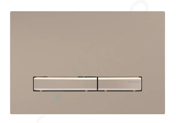 GEBERIT - Sigma50 Ovládání splachování, easy to clean, kartáčované červené zlato 115.670.QB.2