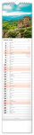 Nástěnný kalendář vázankový/kravata 2026 NOTIQUE - Krajina, 12 x 48 cm