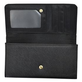 Peněženka Semiline 3052-7 černá 19 cm 9,5 cm