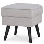 Taburet, krémová látka, nohy buk