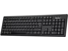 Sandberg USB Wired Office Keyboard Nord černá / klávesnice / drátová / USB