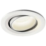 Paulmann 92907 Whirl LED vestavné svítidlo, LED, pevně vestavěné LED, 4.9 W, hliník (kartáčovaný), saténová, sada 3 ks