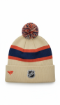 Outerstuff Dětská zimní čepice Edmonton Oilers NHL Cuffed Beanie With Pom