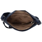 Moderní dámská koženková crossbody Anup, tmavě modrá