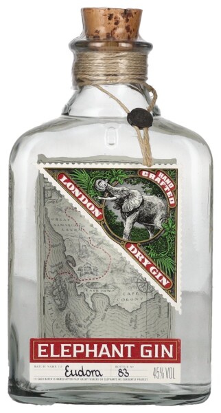 Elephant London Dry Gin 45% 0,5 l (holá lahev)