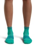 Dámské merino ponožky ICEBREAKER Wmns Merino Run+ Ultralight Mini, Fresh/Tidal Teal velikost: 38-40 (M)