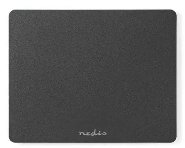 Nedis Ergonomická podložka pod myš černá / Podložka pod myš / 240 x 190 mm / ultratenká (ERGOMPAM100BK)