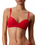 Dámská bezkosticová podprsenka Calvin Klein QF8904 červená