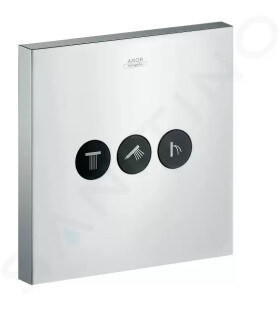 AXOR - ShowerSelect Uzavírací a přepínací ventil pro 3 spotřebiče, chrom 36717000