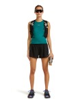 Dámské merino tílko ICEBREAKER Wmns 150 Active Cropped Bra-Tank, Tidal Teal velikost: S