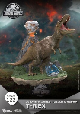Jurský park diorama D-Stage - T-Rex 13 cm