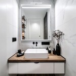 Mereo Led koupelnové osvětlení nad zrcadlo, stříbrné, 40 cm, 7 W, 455 lm, 4000 K, IP44, 230 V CN700G40