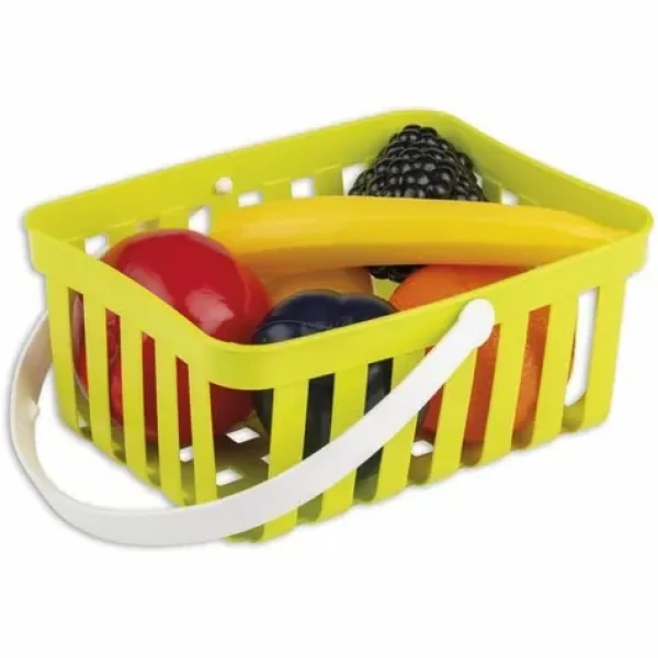 Androni Nákupní košík s ovocem zelená