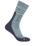 Pánské merino turistické ponožky ICEBREAKER Mens Hike+ Medium Crew Across the Peaks, Blue Ash/Graphite/Mint velikost: 39-41,5 (S)