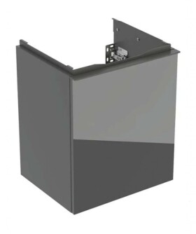 GEBERIT - Acanto Umyvadlová skříňka, 45x42x38 cm, 1 zásuvka, sklo/lávová 503.002.JK.2