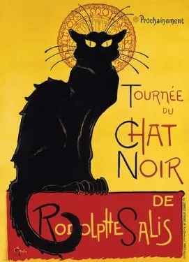 EUROGRAPHICS Puzzle Kabaret Le Chat noir - plakát