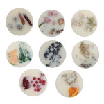 Stoneglow Dárková sada vonných vosků Elements – 8 x 30 g, přírodní barva, vosk