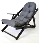 ROJA BORNEO lehátko dřevěné - antracit 50318-701