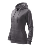 Trendy Zipper mikina dámská ocelově šedá M