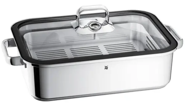 WMF Vitalis / Parovar / 6,5 l / skleněné víko / nerezová ocel (17.4101.6040)