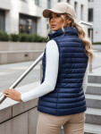 Dámská prošívaná vesta STANSY navy blue FashionStreet TY3962 L
