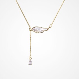 Stříbrný náhrdelník Elena - stříbro 925/1000, Zlatá 39 cm + 5 cm (prodloužení)