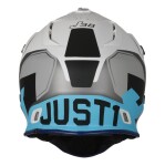 Moto přilba Just1 J38 Korner světle modro/bílá - L