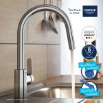 GROHE - Get Dřezová baterie s výsuvnou sprškou, chrom 31484001