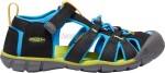 Dětské sandály Keen Seacamp II CNX youth black/brilliant blue Velikost: 38