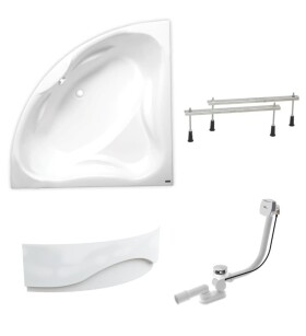 Rohová vana Laguna Royale 150x150 cm akrylát levá i pravá SIKORO1500APNP SIKORO1500APNP