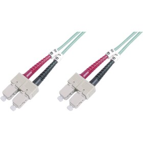 Digitus DK-2522-05/3 optické vlákno optické vlákno kabel [1x zástrčka SC - 1x zástrčka SC] 50/125 µ Multimode OM3 5.00 m
