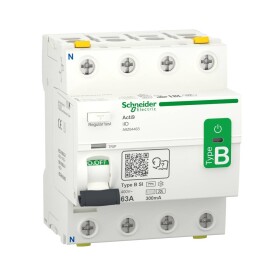 Schneider Electric A9Z64463 A9Z64463 ochranný proudový spínač zbytkový proudový chránič B 63 A 0.3 A