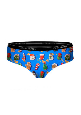 Dámské kahotky John frank WJFD-H53-CH-CANDY CANE Modrá XL