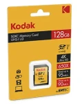 EMTEC Kodak SDXC 128GB / Class 10 / UHS-I / U3 / čtení: 95MBs / zápis: 90MBs / vhodné pro 4K (EKMSD128GXC10HPRK)