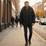 Pánská bunda WY3882H/GN Černá - Geographical Norway černá L