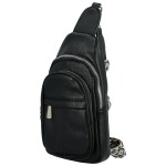 Trendy dámský koženkový batůžek Adyan, černý