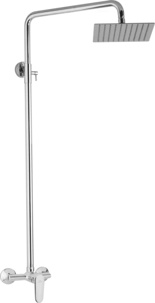 JB Sanitary Sprchová sestava s baterií FINERY s horním vývodem, 20x20cm SF 61 000 00 1