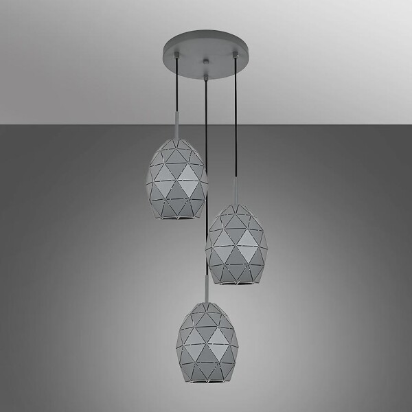 Svítidlo EGANA 6999 Koło Šedá LW3