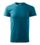 Heavy New tričko unisex tmavý tyrkys 2XL
