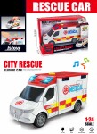 Auto sanitka s efekty 15,5 cm