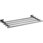 MEXEN - Arno polička na ručník, black chrome 7020720-73