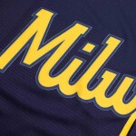 Nike Pánský dres Milwaukee Brewers MLB Replica Alternate Road Velikost: 2XL