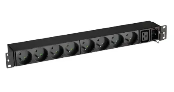 EATON FlexPDU 8 FR / Distribuční jednotka napájení / 1U / IEC C20 / 8x Schuko / 16A (EFLX8F)
