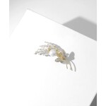 Exkluzivní brož Swarovski Elements Jacquelina, Zlatá
