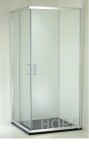 HOPA - Sprchový kout BARCELONA PLUS QUADRATO - Barva rámu - Chrom/Leštěný hliník (ALU), Rozměr A - 80 cm, Rozměr B - 80 cm, Směr zavírání - Univerzální Levé / Pravé, Výplň - Čiré bezpečnostní sklo - 5 / 6 mm OLBBAR80CCBV
