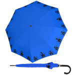 DOPPLER Fiber Flex AC Cats Family Blue - dámský holový vystřelovací deštník modrá 740765CT01