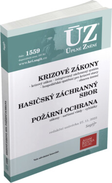 ÚZ 1559 Krizové zákony, HZS, Požární ochrana, Obnova území (poškozená)