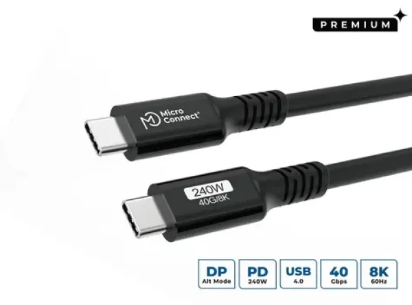 MicroConnect Kabel USB-C na USB-C 3m (USB4CC3-240W)