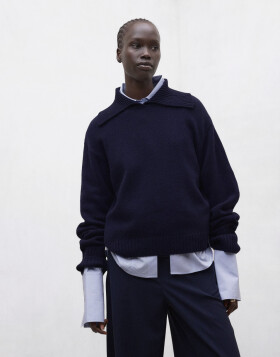 ECOALF Adria Sweater Deep Navy S