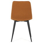 Jídelní židle, žlutá, sametová látka, DCL-X7015 YEL2